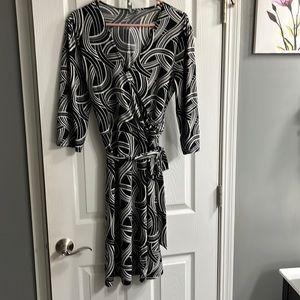 Black and white dress